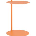 Журнальный столик Siara металл оранжевый
