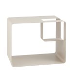 Журнальный столик Viwa металл светло-серый