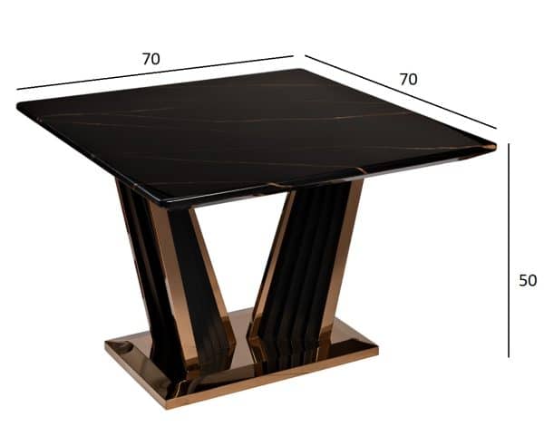 45EX-CT181-1 Стол кофейный "Виктория" 70х70х50см (МДФ) — изображение 5