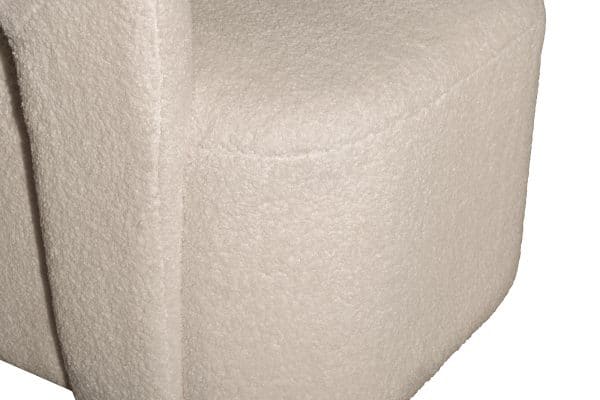 76AR-73960 Кресло поворотное Teddy белое 65*70*75см — изображение 3