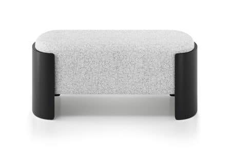 Банкетка Lagom 100 см (белый мех