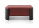 Банкетка Lagom 100 см (бордовый FiberGuard
