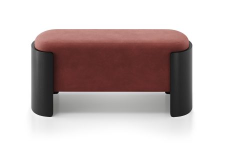 Банкетка Lagom 100 см (бордовый FiberGuard