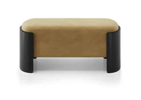 Банкетка Lagom 100 см (янтарный FiberGuard