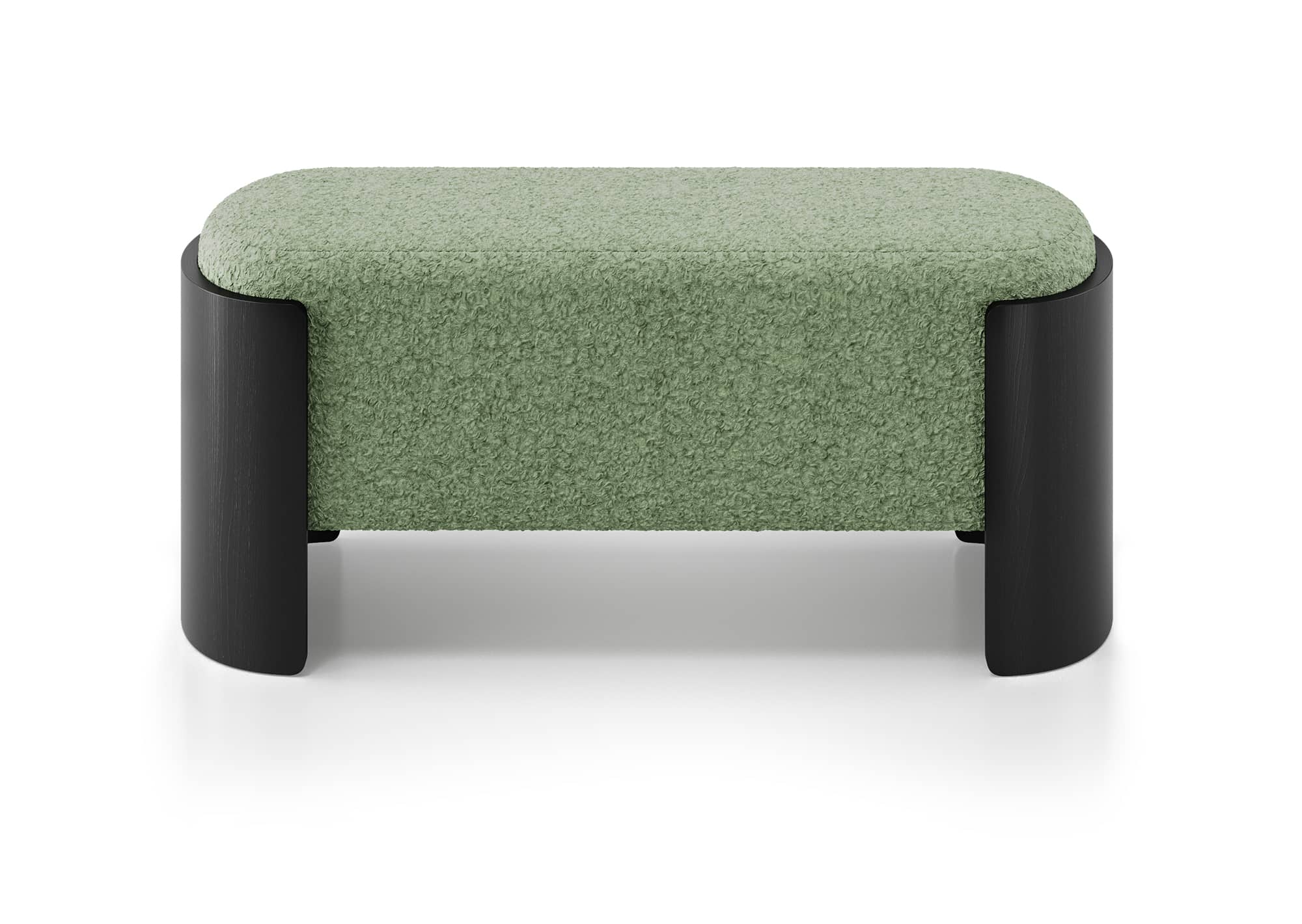 Банкетка Lagom 100 см (мятный мех Банкетка Lagom 100 см (мятный мех