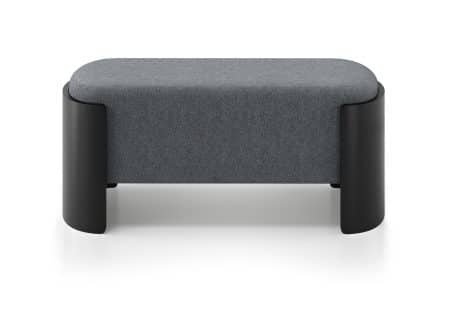 Банкетка Lagom 100 см (серый твид