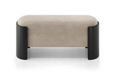 Банкетка Lagom 100 см (светло-бежевый FiberGuard