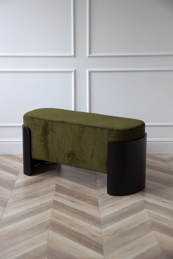 Банкетка Lagom 100 см (зеленый, черный) — изображение 3