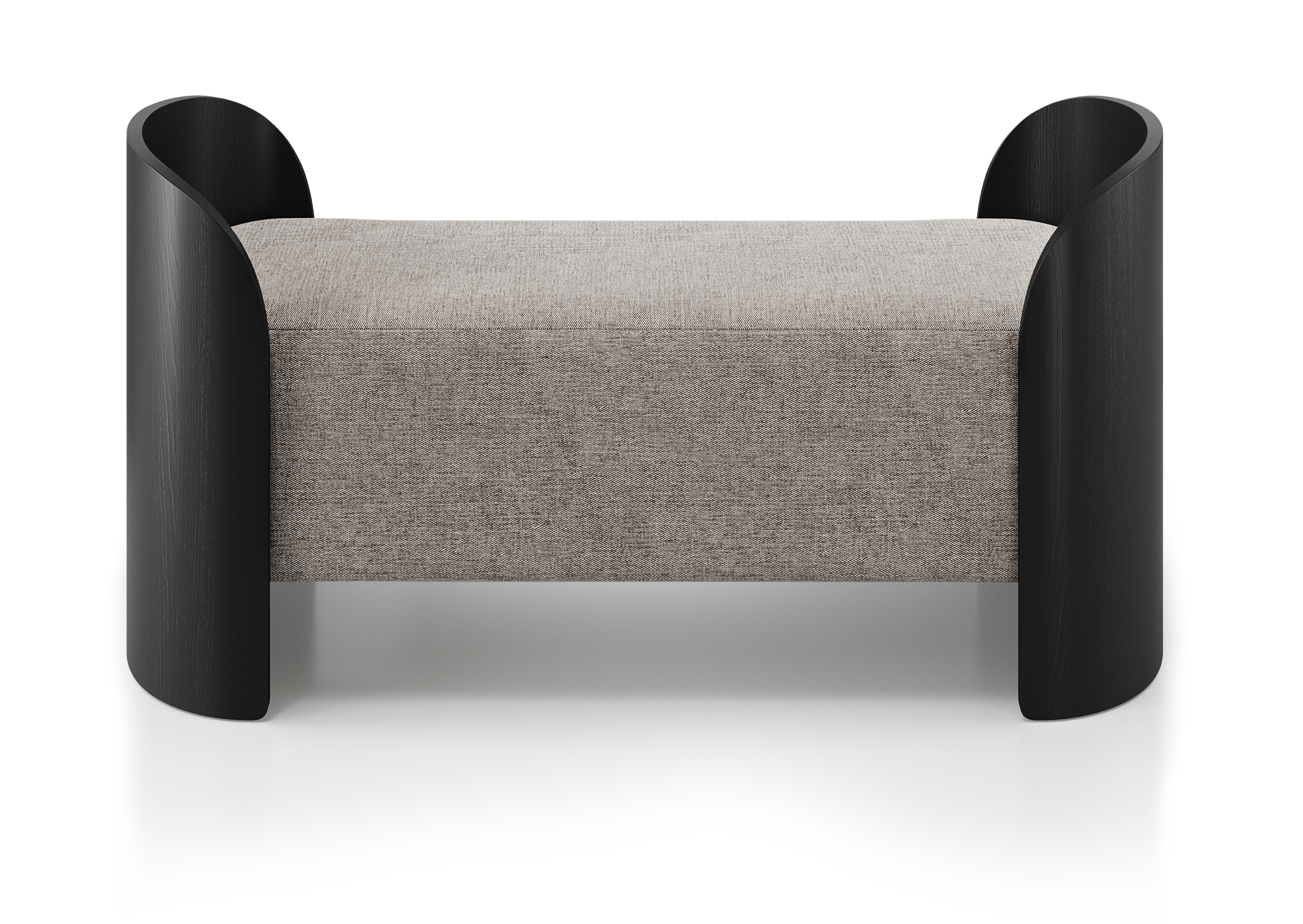 Банкетка Lagom 2 120 см (бежевый рогожка Банкетка Lagom 2 120 см (бежевый рогожка