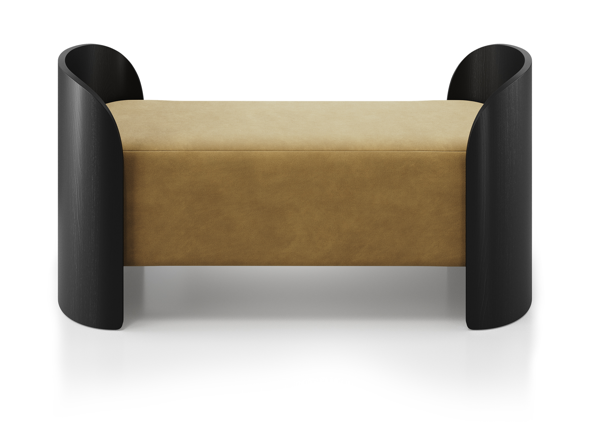 Банкетка Lagom 2 120 см (янтарный FiberGuard Банкетка Lagom 2 120 см (янтарный FiberGuard