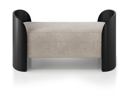 Банкетка Lagom 2 120 см (молочный рогожка