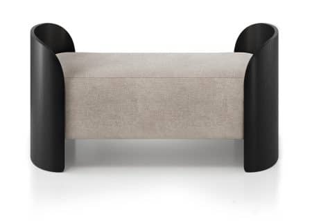 Банкетка Lagom 2 120 см (молочный рогожка