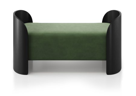 Банкетка Lagom 2 120 см (зелено-голубой FiberGuard