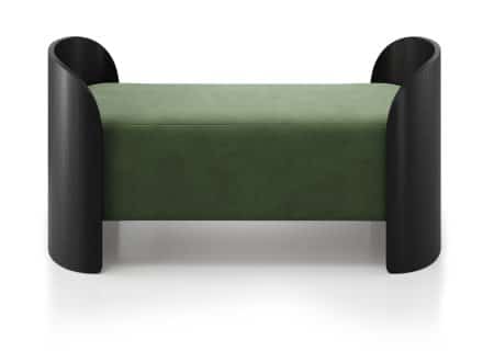 Банкетка Lagom 2 120 см (зелено-голубой FiberGuard