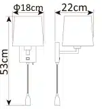 Бра Arte Lamp HALL A9246AP-2AB — изображение 5