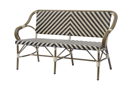 "Кабри" диван двухместный плетенный из искусственного ротанга