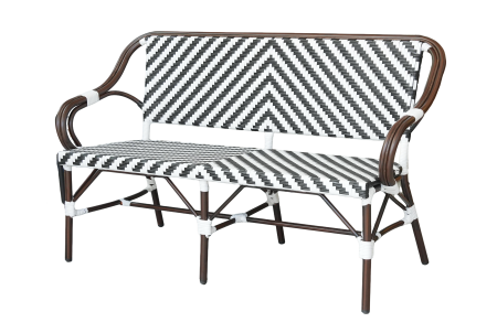 "Кабри" диван двухместный плетенный из искусственного ротанга