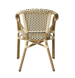 "Кабри" плетеный стул из искусственного ротанга, цвет бежево-коричневый — изображение 4