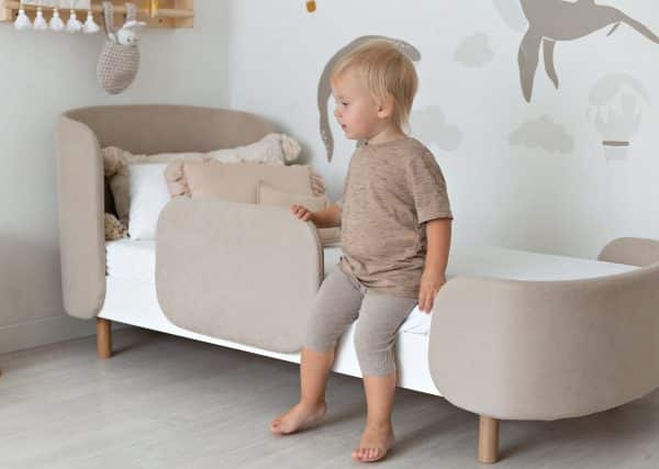 Комплект чехлов для кровати KIDI Soft для детей от 3 до 7 лет (бежевый) — изображение 4