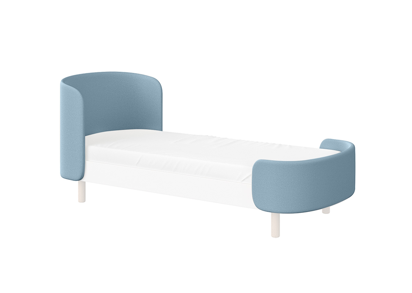 Комплект чехлов для кровати KIDI Soft для детей от 3 до 7 лет (голубой) Комплект чехлов для кровати KIDI Soft для детей от 3 до 7 лет (голубой)