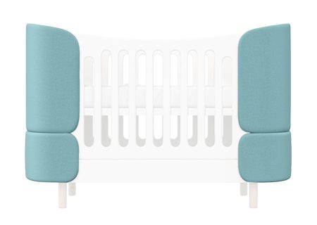 Комплект чехлов для кроватки-трансформера KIDI Soft (бирюзовый)