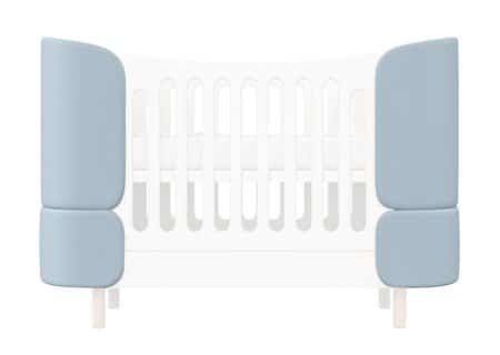 Комплект чехлов для кроватки-трансформера KIDI Soft (голубой)
