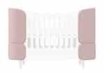 Комплект чехлов для кроватки-трансформера KIDI Soft (розовый)