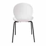 Комплект из 2-х стульев Wave белый с черными ножками — изображение 5