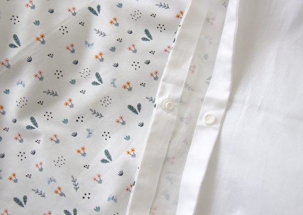 Комплект постельного белья «Цветочки веточки» (сатин) — изображение 4