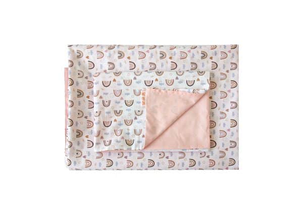 Комплект постельного белья «Милая радуга» (розовый, сатин) — изображение 3