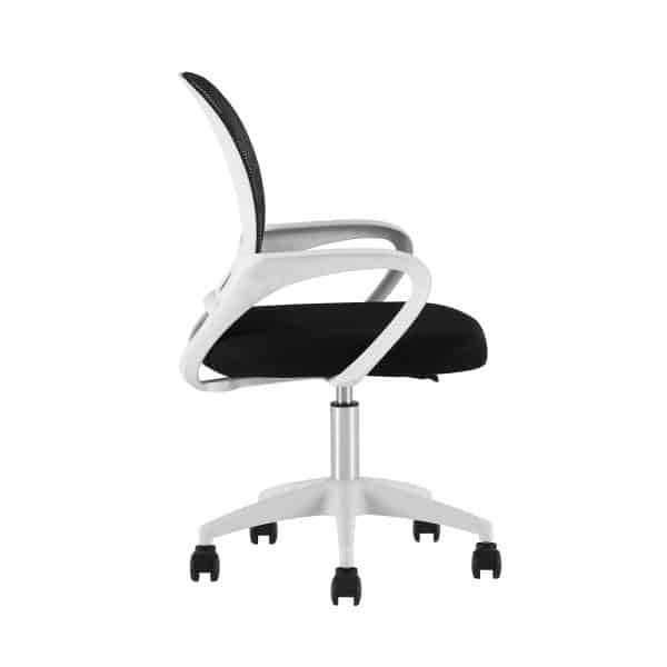 Кресло офисное TopChairs Simple SN черный пластик белый — изображение 3