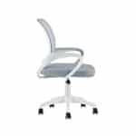 Кресло офисное TopChairs Simple SN серый пластик белый — изображение 3