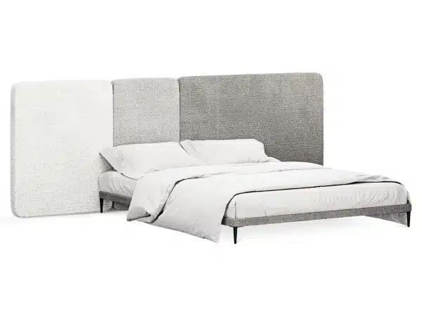 Кровать Licata белый, серый — изображение 2