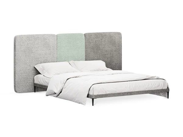 Кровать Licata серый, светло-зеленый — изображение 2