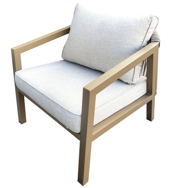 лаунж зона из ротанга арт.JH2419 6 мест, 2 кресла +1 3-х диван + столик 141,2х65х50 — изображение 5