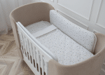 Мягкие бортики для кроватки KIDI soft "Цветочки и веточки" (сатин) — изображение 3