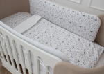 Мягкие бортики для кроватки KIDI soft "Зверушки" (сатин) — изображение 2