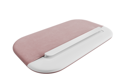 Мягкий чехол для бортика KIDI soft антивандальная ткань (розовый)