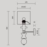Настенный светильник (бра) Maytoni MOD298WL-01W — изображение 2