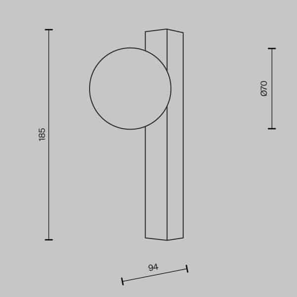 Настенный светильник (бра) Maytoni MOD464WL-L3BS3K — изображение 4