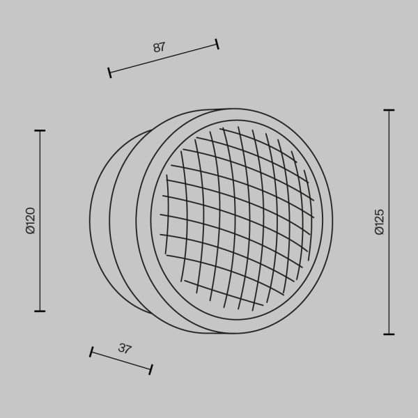 Настенный светильник (бра) Maytoni MOD493WL-L6PTK — изображение 4