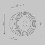 Настенный светильник (бра) Maytoni MOD493WL-L6PTK2 — изображение 4