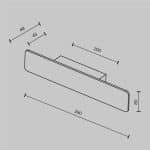 Настенный светильник (бра) Technical C80WL-10W3K-B — изображение 2