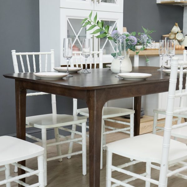 Обеденный стол из массива, МИЛНА Браун 1.4 метра — изображение 4