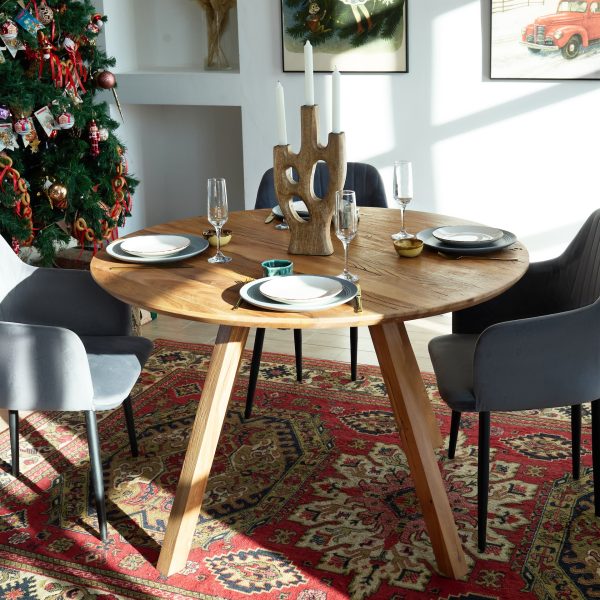 Обеденный стол из массива, САНКЕТ 1,2 круглый — изображение 4