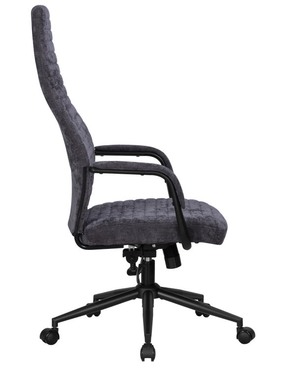 Офисное кресло для руководителей DOBRIN LOKI, антрацит (VRH230-01) — изображение 3