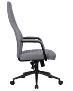 Офисное кресло для руководителей DOBRIN LOKI, серый (VRH230-03) — изображение 3