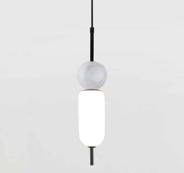 Подвес Anet черный металл - белый мрамор — изображение 3