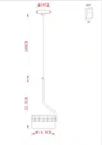 Подвесной светильник Arte Lamp MOSAIC A2094SP-1GO — изображение 4