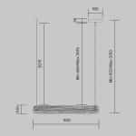 Подвесной светильник Maytoni MOD439PL-L20BSK — изображение 3